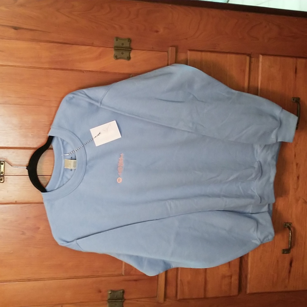Sarah Jean Light Blue Sweatshirt - Size M - NWT